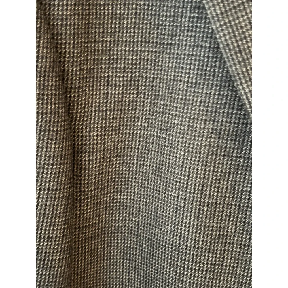Stafford Essentials Mens 44R Grey‎ Wool Blazer Elbow Patches Classic Fit Jacket